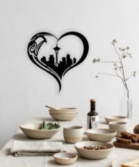 Eagle city wall decor