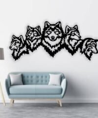 Five wolves