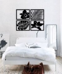 Flower panel wall decor