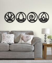 Four elements wall decor