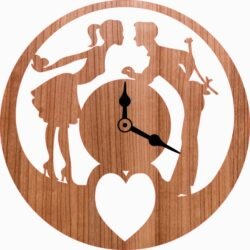 Love Romantic Couple Wall Clock Love Romantic Couple Wall Clock