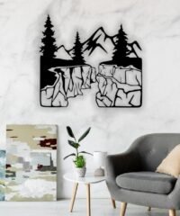 Mountain wall decor