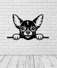 Peeking dog