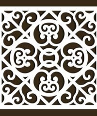 Square decoration
