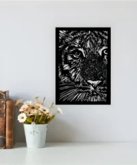 Tiger wall decor
