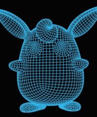 3D illusion led lamp Pokemon