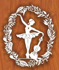 Ballerina and violin