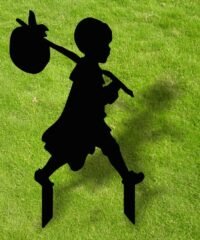 Boy garden yard