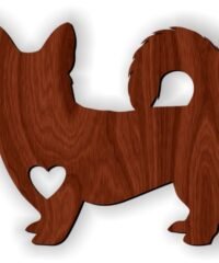 Corgi with heart