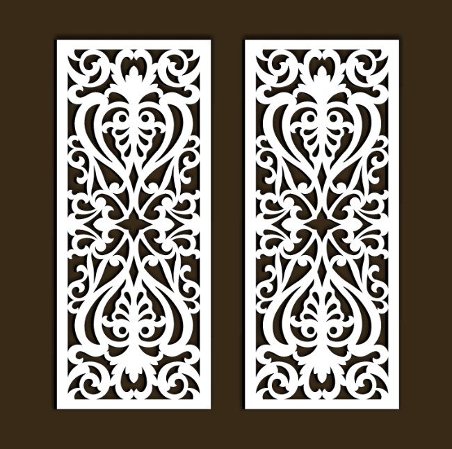 Design pattern screen panel