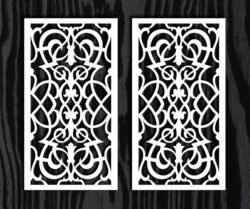 Design pattern screen panel Design pattern screen panel