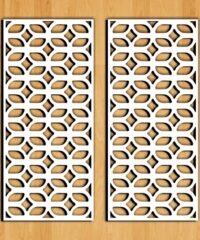Design pattern screen panel