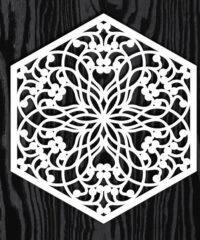 Design pattern screen panel