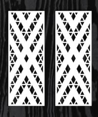 Design pattern screen panel