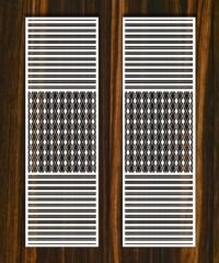 Design pattern screen panel