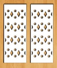 Design pattern screen panel