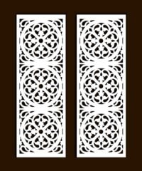 Design pattern screen panel
