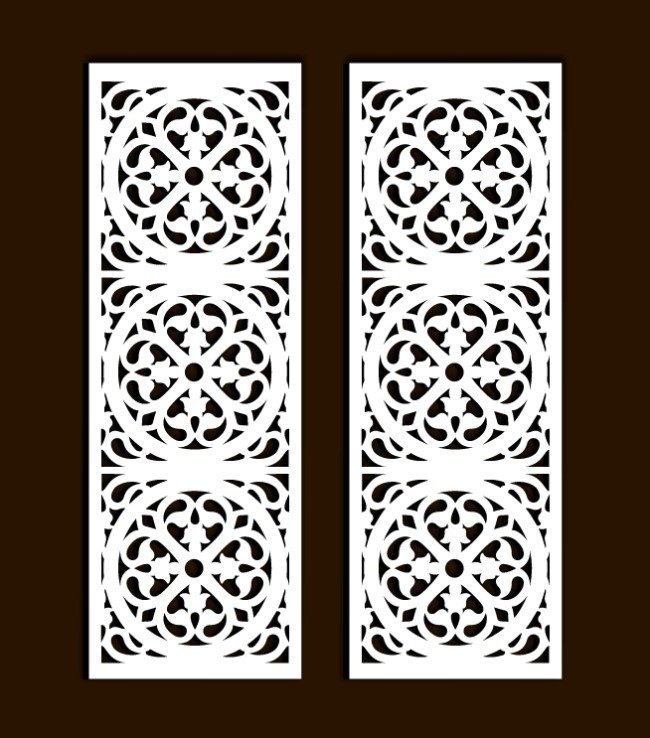 Design pattern screen panel
