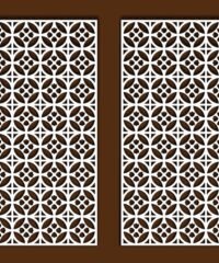 Design pattern screen panel