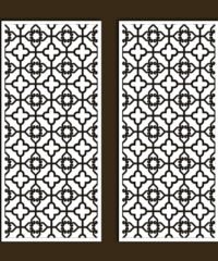 Design pattern screen panel