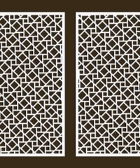 Design pattern screen panel