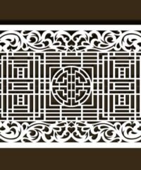 Design pattern screen panel
