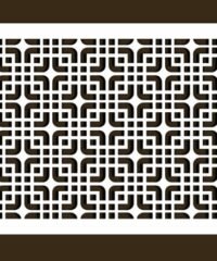 Design pattern screen panel