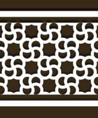 Design pattern screen panel