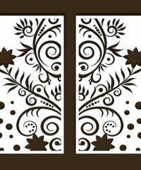 Design pattern screen panel