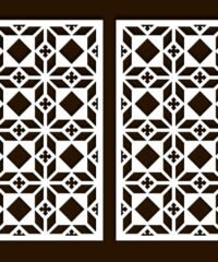 Design pattern screen panel