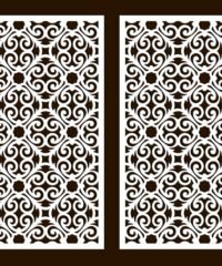 Design pattern screen panel