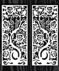 Design pattern screen panel