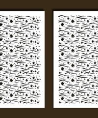 Design pattern screen panel