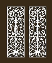 Design pattern screen panel