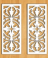 Design pattern screen panel