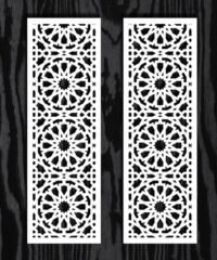 Design pattern screen panel