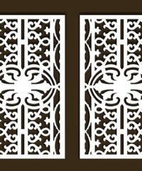 Design pattern screen panel