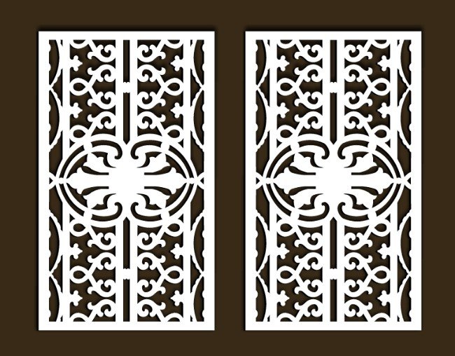 Design pattern screen panel