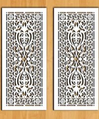 Design pattern screen panel