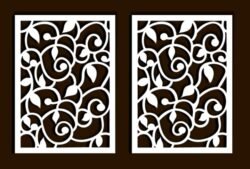 Design pattern screen panel Design pattern screen panel