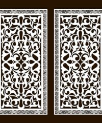 Design pattern screen panel