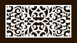 Design pattern screen panel Design pattern screen panel