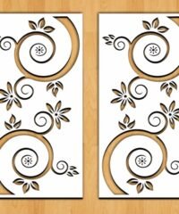 Design pattern screen panel