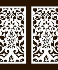Design pattern screen panel