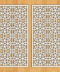Design pattern screen panel