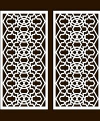 Design pattern screen panel