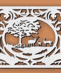 Design pattern screen panel