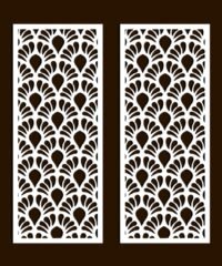 Design pattern screen panel