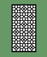 Design pattern screen panel