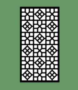 Design pattern screen panel Design pattern screen panel